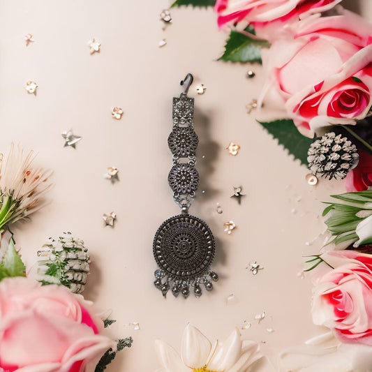 Padmaroop (PID-101)- Oxidised Maang Tikka