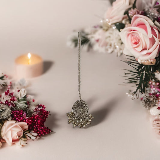 Padmaroop (PID-105) - Oxidised Maang Tikka