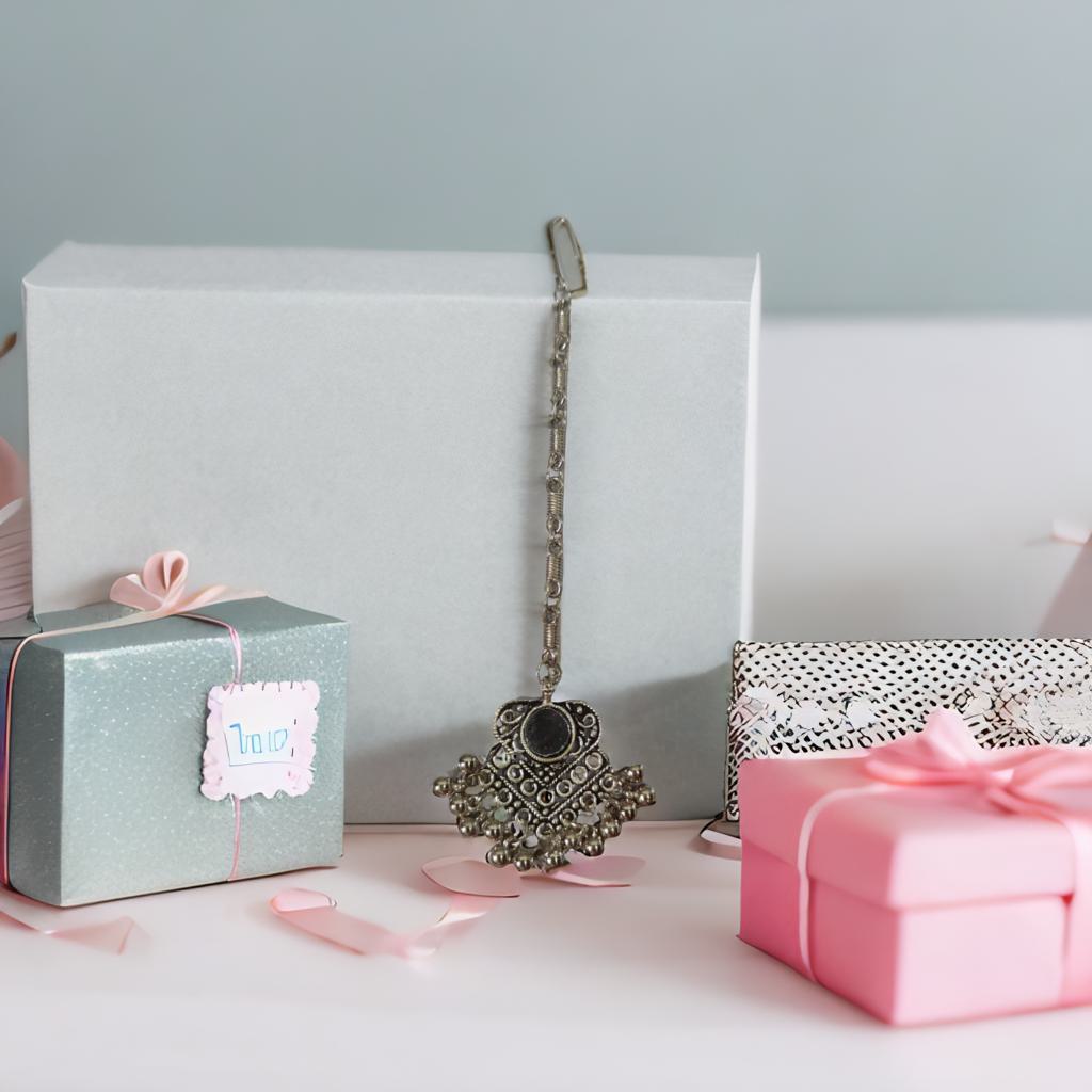 Padmaroop (PID-107) - Oxidised Maang Tikka