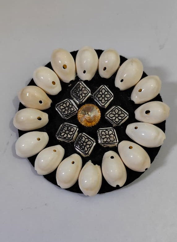 Hair Brooch Shell Covered - PC2