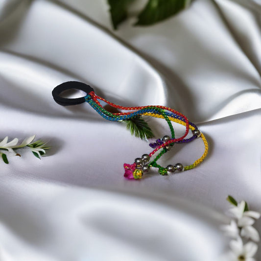 Padmaroop - Embroidered Bow Hair Accessory