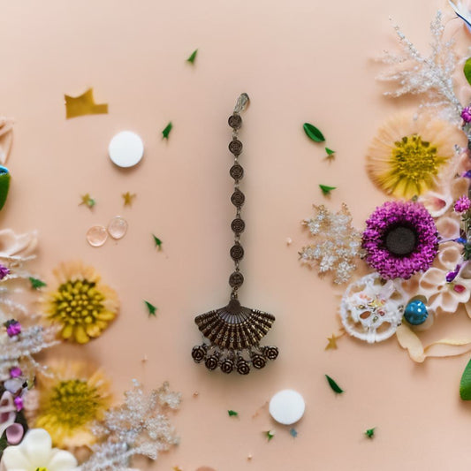 Padmaroop (PID-102) - Oxidised Maang Tikka