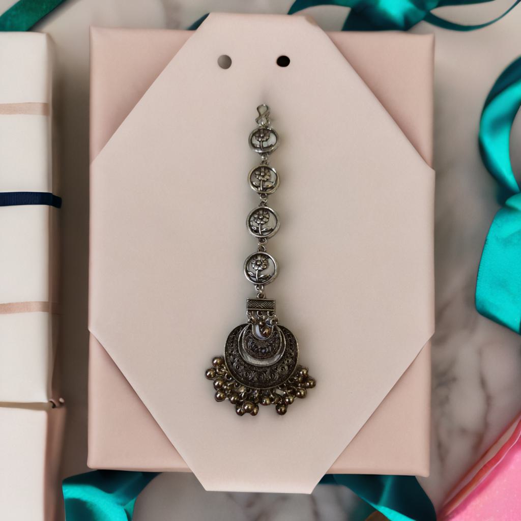 Padmaroop (PID-104) - Oxidised Maang Tikka