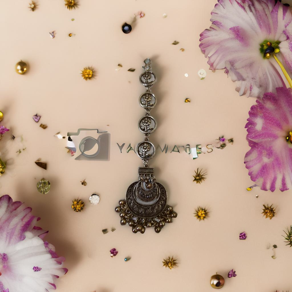 Padmaroop (PID-104) - Oxidised Maang Tikka