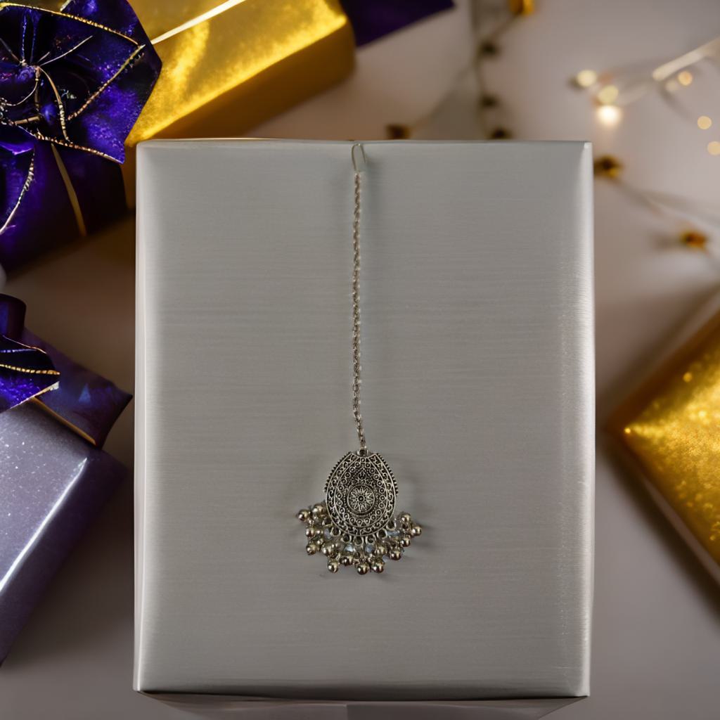 Padmaroop (PID-105) - Oxidised Maang Tikka