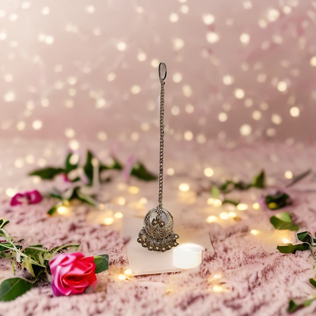 Padmaroop (PID-106) - Oxidised Maang Tikka